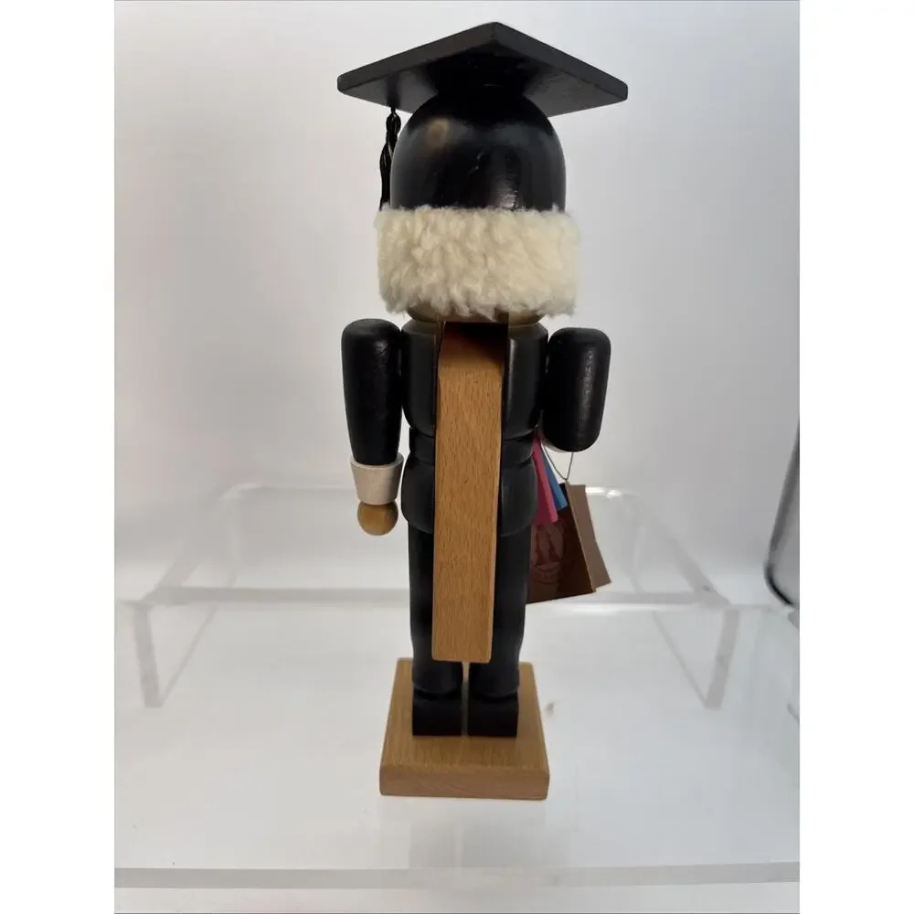 Christian Ulbricht Doctor Graduate Nutcracker Handmade Germany READ